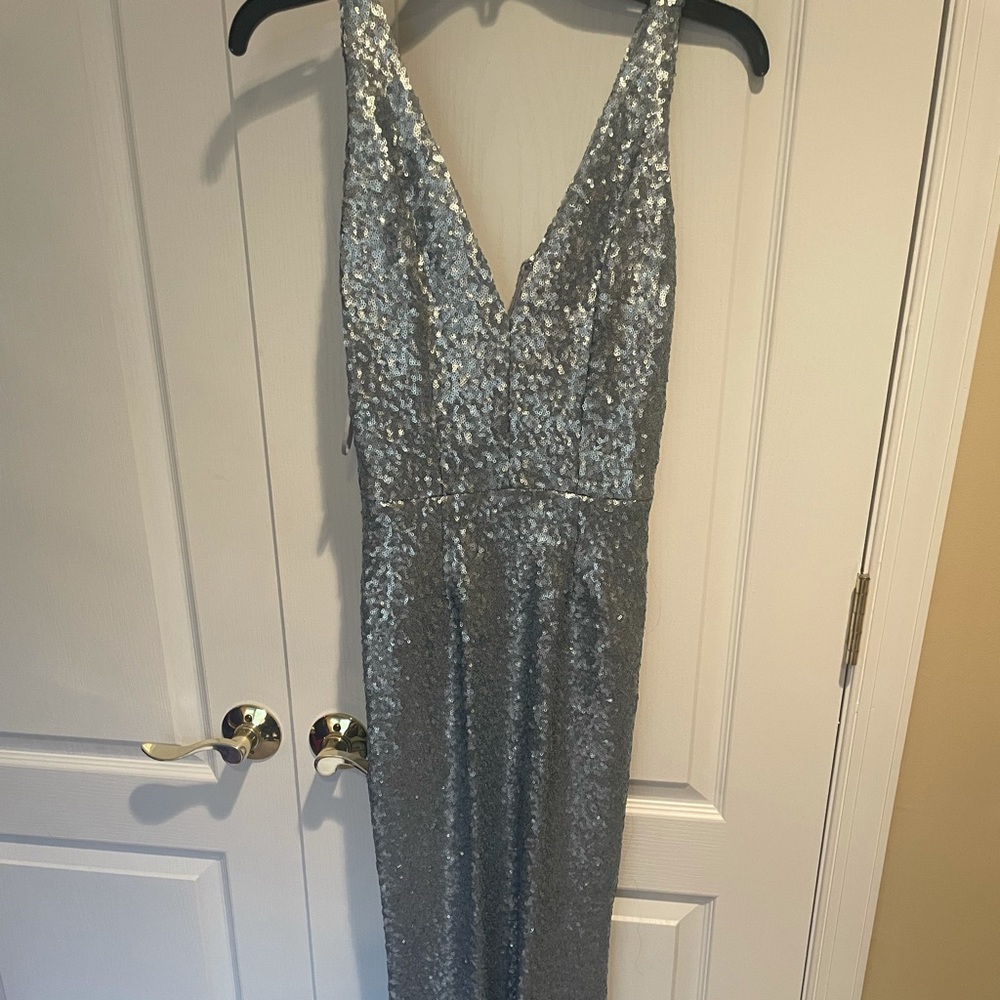 Ice blue prom/wedding gown